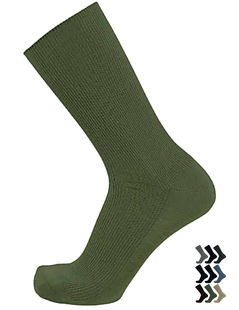 Chaussettes coton fil d'Écosse sans élastique - Lot de 2 paires Chaussettes coton fil d'Écosse sans élastique - Lot de 2 paires