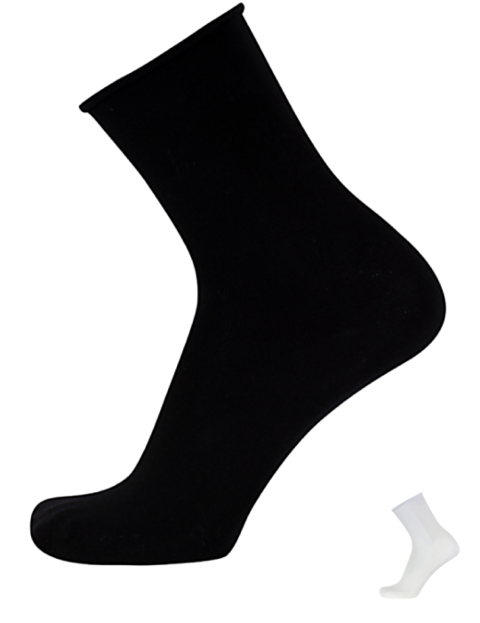 Chaussettes en coton Bio non comprimantes - Lot de 2 paires