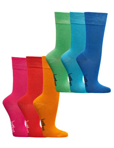 Chaussettes en bambou sans élastique - Lot de 3 paires 2