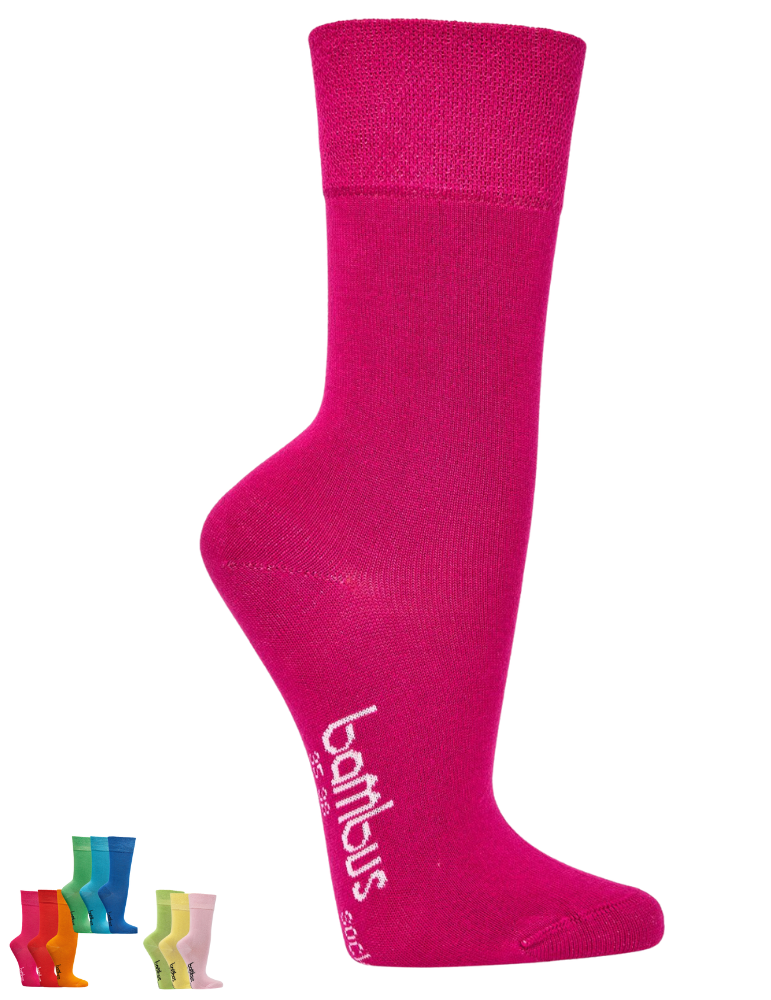 Chaussettes en bambou sans élastique - Lot de 3 paires