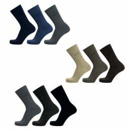 Chaussettes de ville sans élastique - Lot de 3 paires