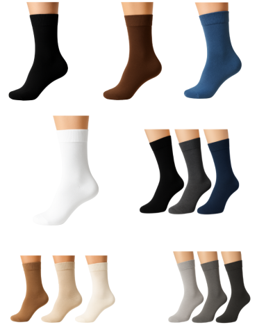 3 paires de Mi-bas en fibre de bambou - femme 2