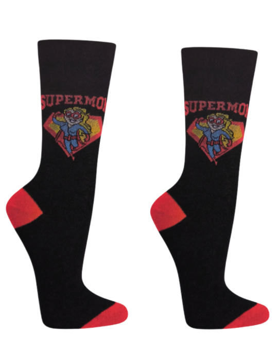 Chaussettes fun en coton - Lot de 2 paires