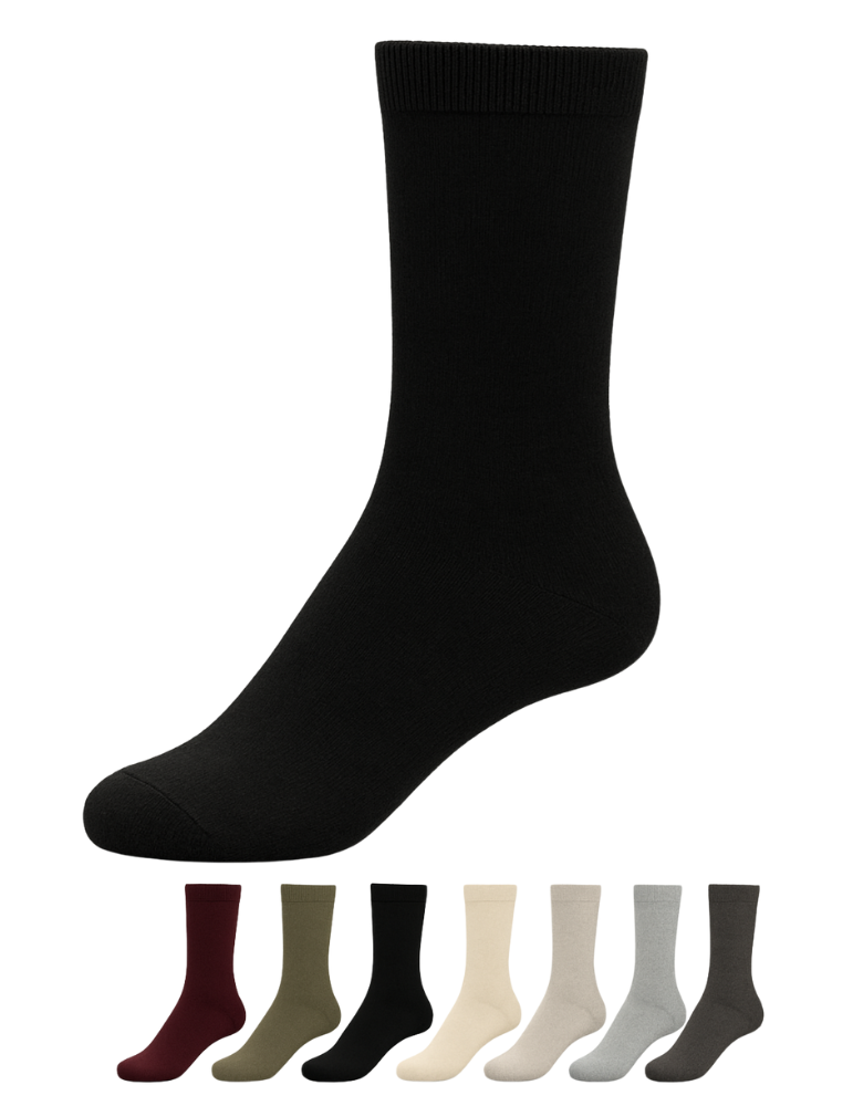 Chaussettes coton Bio sans élastiques