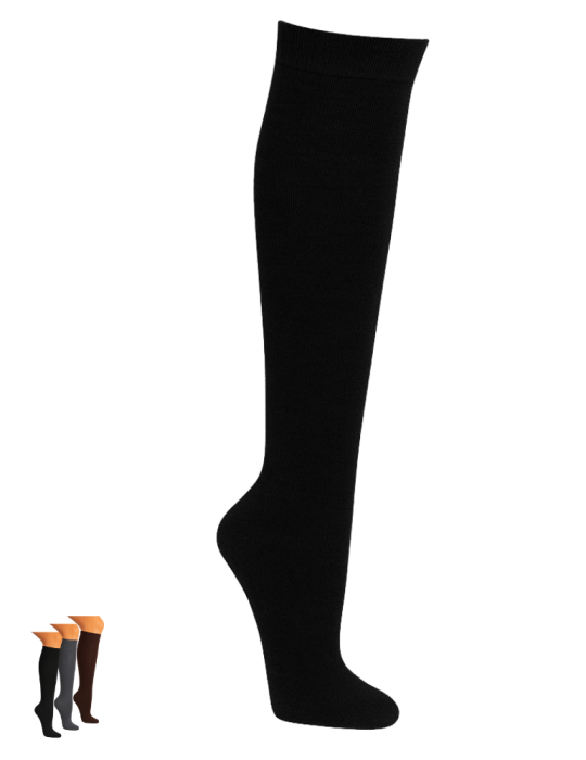 Mi-bas en bambou sans élastique