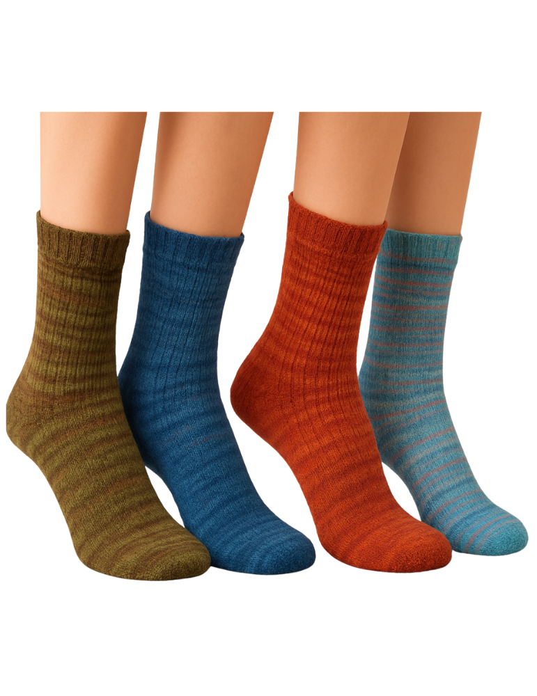 Chaussettes bambou hiver - Lot de 2 paires