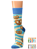 Chaussettes motifs tendances en coton bio et polyamide recyclé