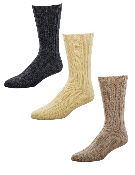 Chaussettes 100 % laine