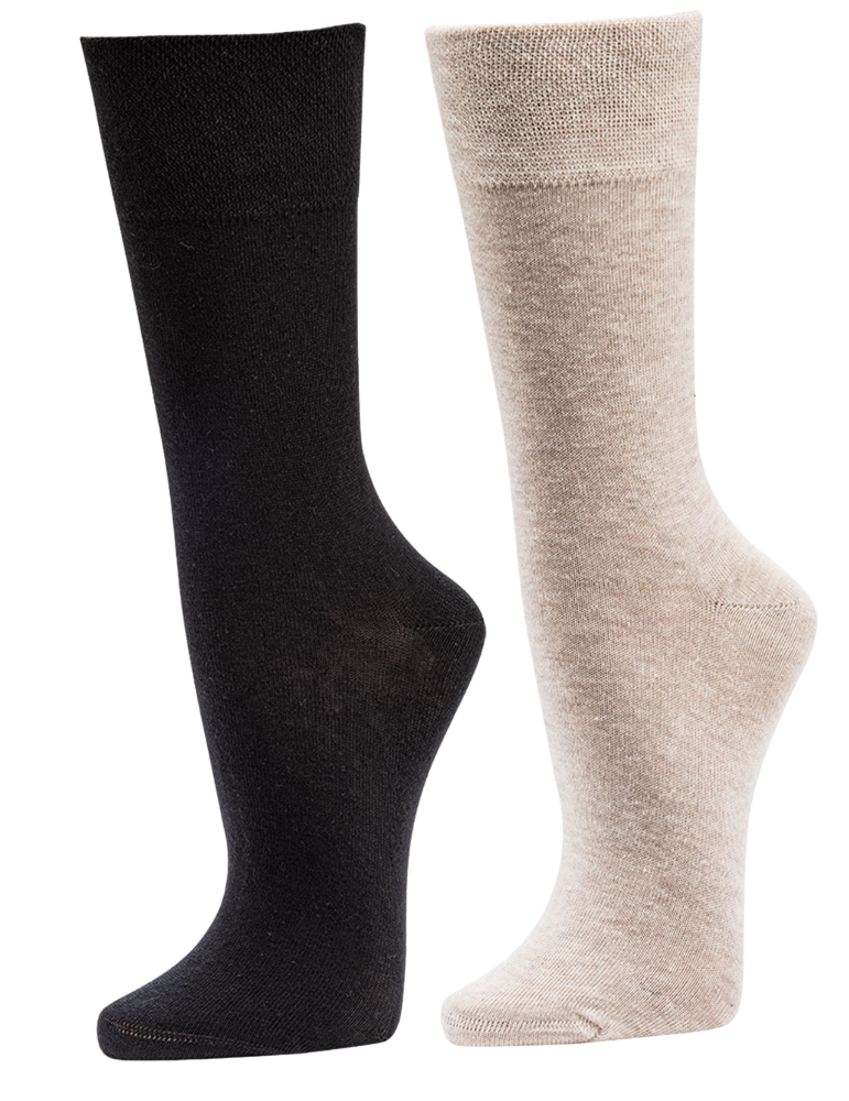 Chaussettes sans élastique en coton bio