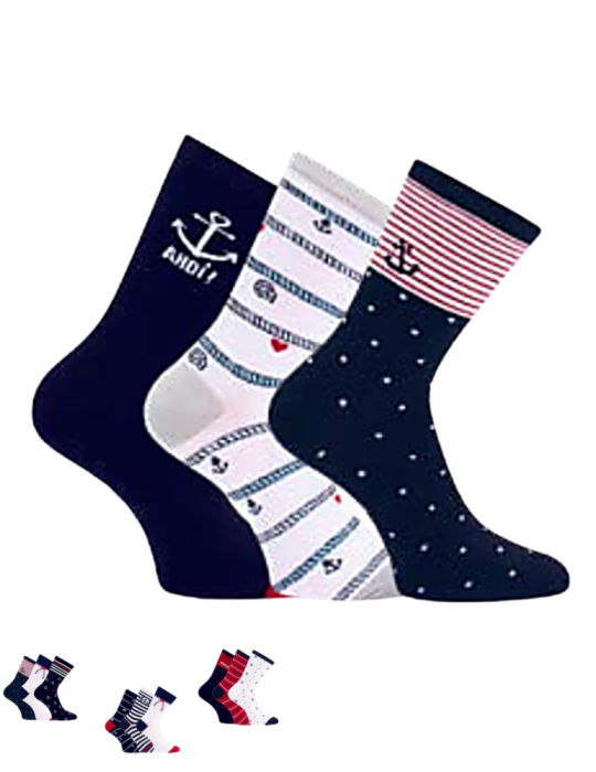 Chaussettes en bambou - Lot de 3 paires