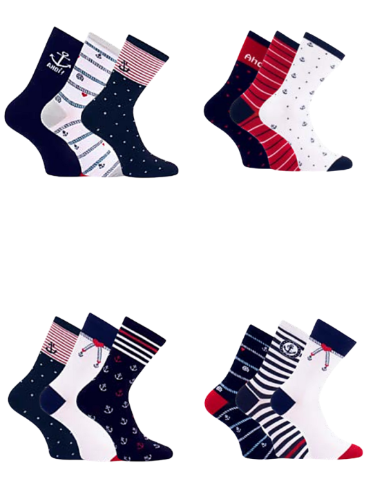 Chaussettes en bambou - Lot de 3 paires