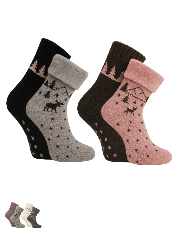 Chaussettes thermo ABS - Lot de 2 paires