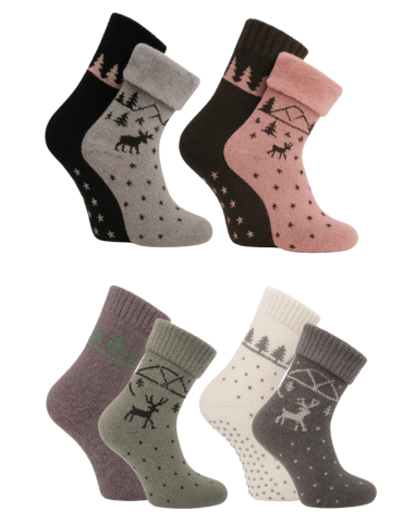 Chaussettes thermo ABS - Lot de 2 paires 2