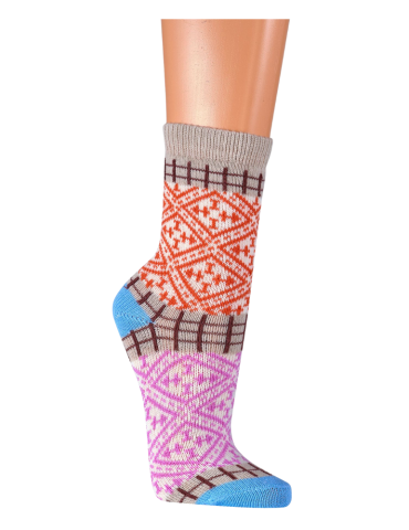 Chaussettes en coton femmes motifs Baltiques 2