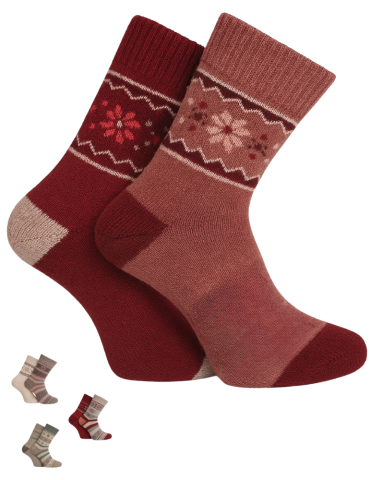 Chaussettes thermo en coton - Lot de 2 paires