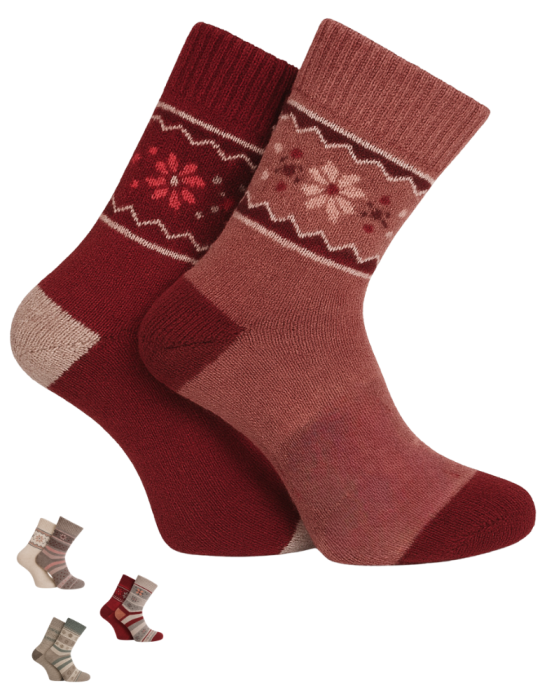 Chaussettes thermo en coton - Lot de 2 paires Chaussettes thermo en coton - Lot de 2 paires