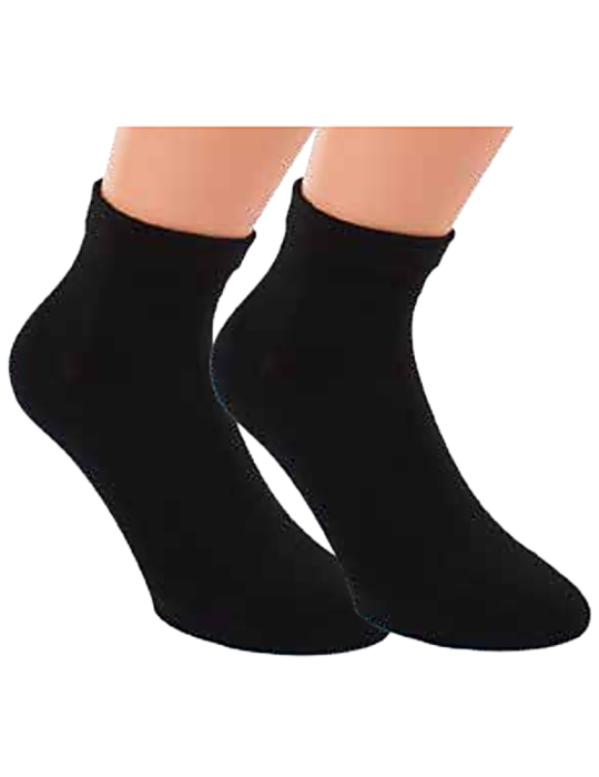 Socquettes en coton sans élastique - Lot de 2 paires