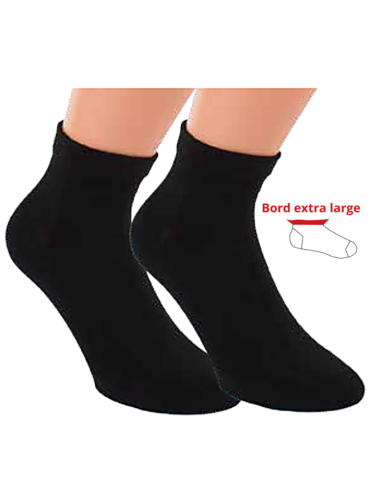 Socquettes en coton sans élastique - Lot de 2 paires