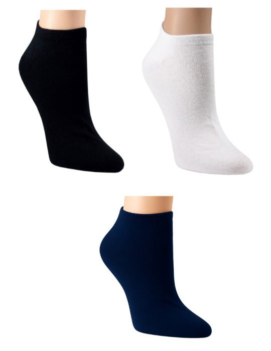 4 paires de chaussettes Invisibles grande taille jusqu'au 54