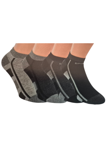 Chaussettes invisibles en coton - Lot de 3 paires