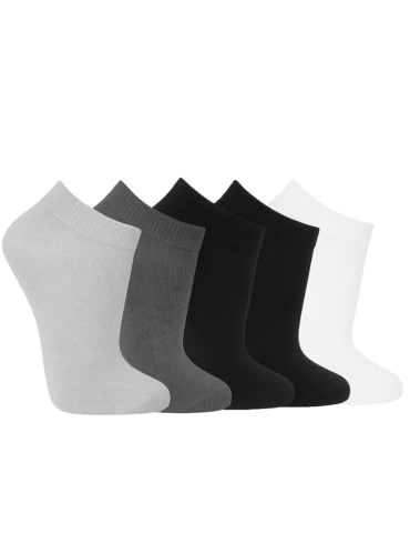 Socquettes courtes en bambou  grandes tailles- Lot de 3 paires 2