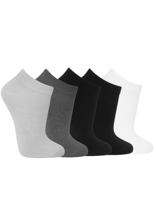 Socquettes courtes en bambou  grandes tailles- Lot de 3 paires