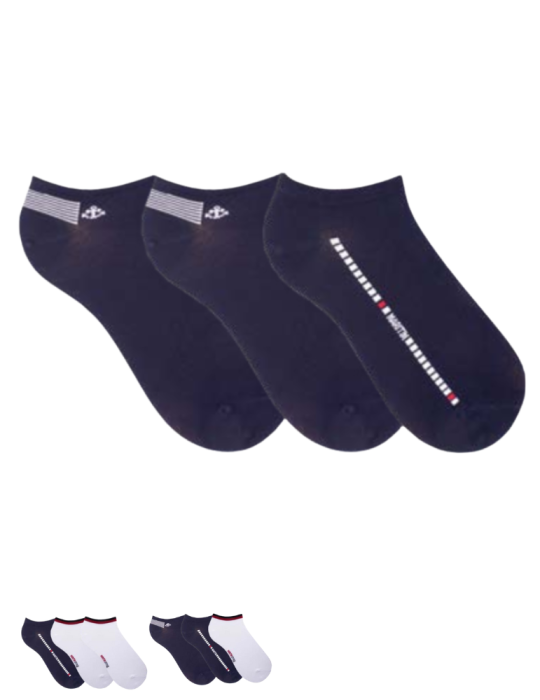 Chaussettes invisible en bambou - Lot de 3 paires Chaussettes invisible en bambou - Lot de 3 paires
