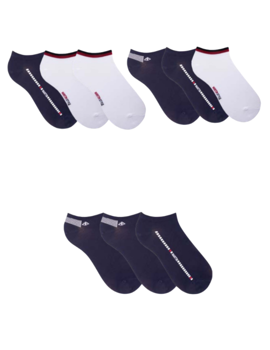 Chaussettes invisible en bambou - Lot de 3 paires