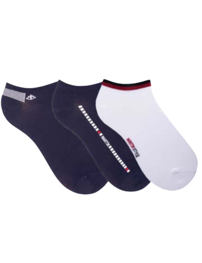 Chaussettes invisible en bambou - Lot de 3 paires Chaussettes invisible en bambou - Lot de 3 paires