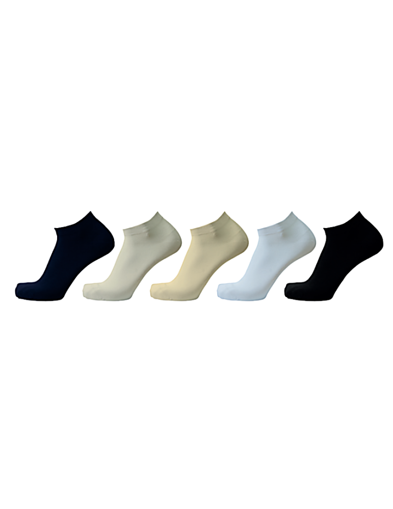 Chaussettes invisibles en bambou homme - Lot de 2 paires