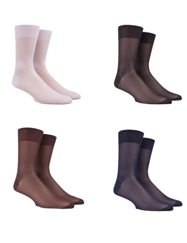Chaussettes voile rasées 2