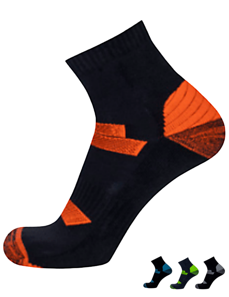 Socquettes randonnée pour les hommes en coton bio