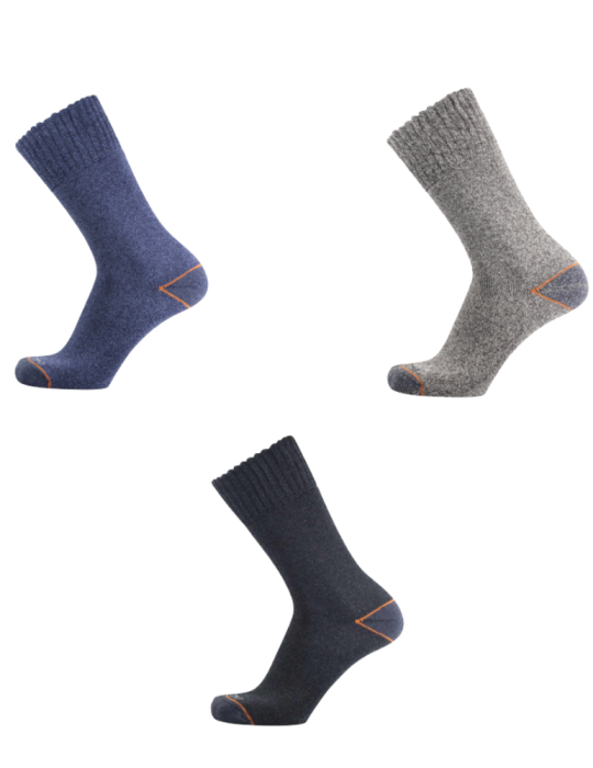 Chaussettes de travail non comprimantes - Lot de 3 paires