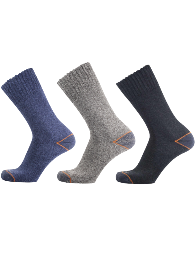 Chaussettes de travail non comprimantes - Lot de 3 paires Chaussettes de travail non comprimantes - Lot de 3 paires