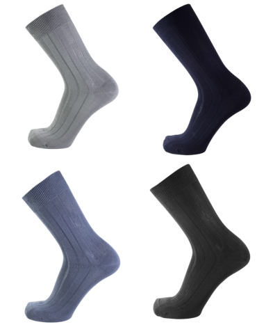 Chaussettes 100% Fil d'Écosse pour les hommes - Lot de 3 paires 2