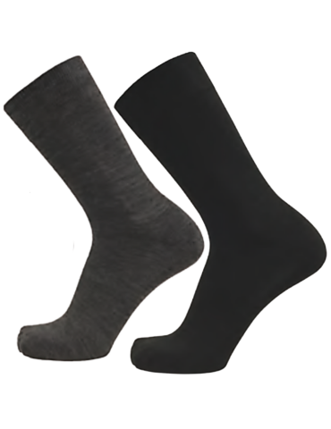 Chaussettes laine et coton - lot de 2 paires 2