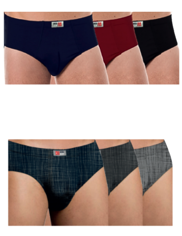 Slips en coton homme - Lot de 3 2