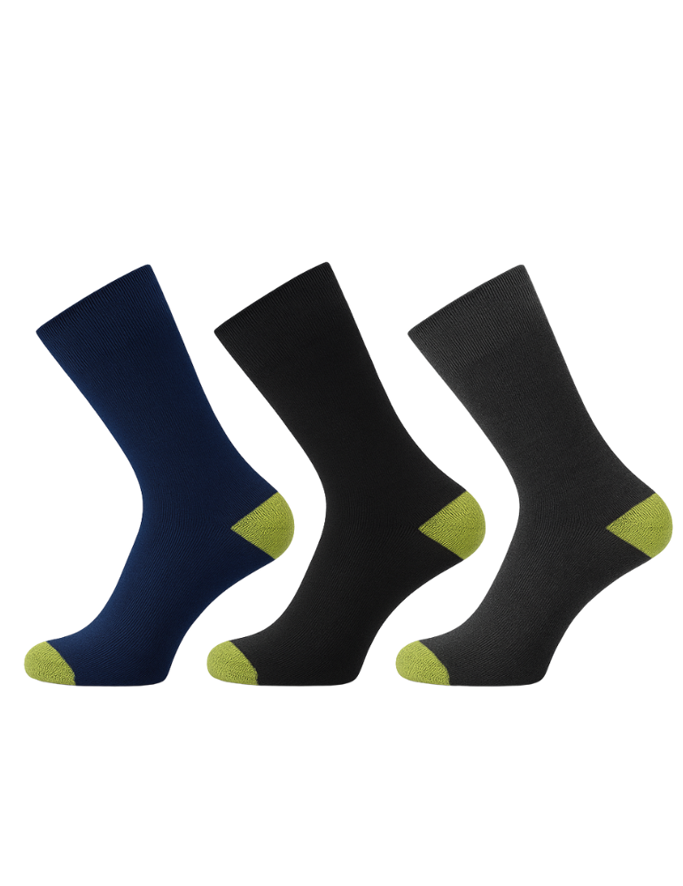 Chaussettes de travail en coton - Lot de 3 paires