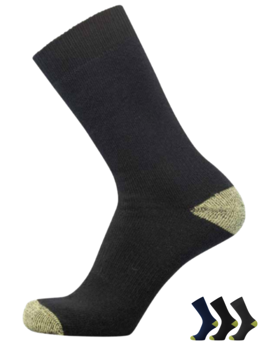 Chaussettes de travail en coton - Lot de 3 paires