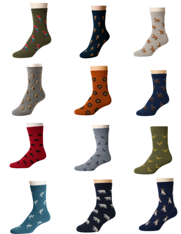 Chaussettes en coton bio sans couture 2