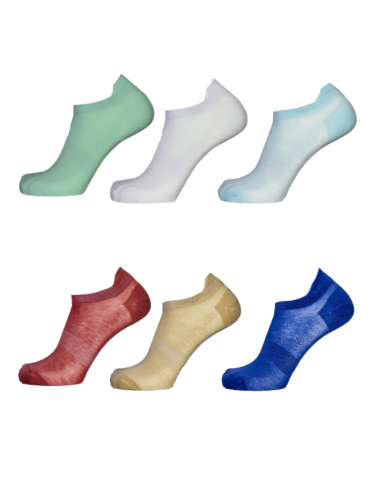 Chaussettes invisibles bambou sans couture - Lot de 2 paires