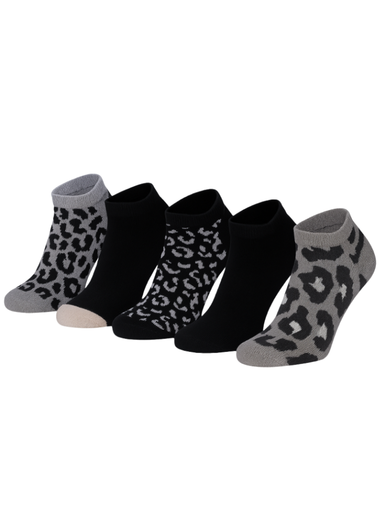 Chaussettes invisibles en coton - Lot de 5 paires