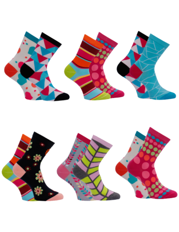 Chaussettes en coton sans élastique - Lot de 2 paires 2