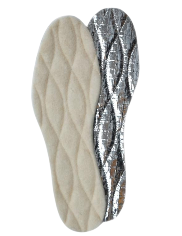 Semelles d’hiver 100% laine vierge