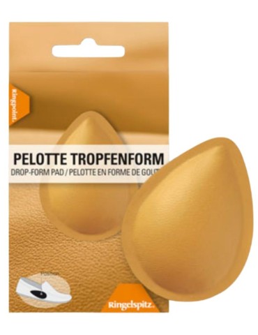 Pelote forme goutte en cuir véritable