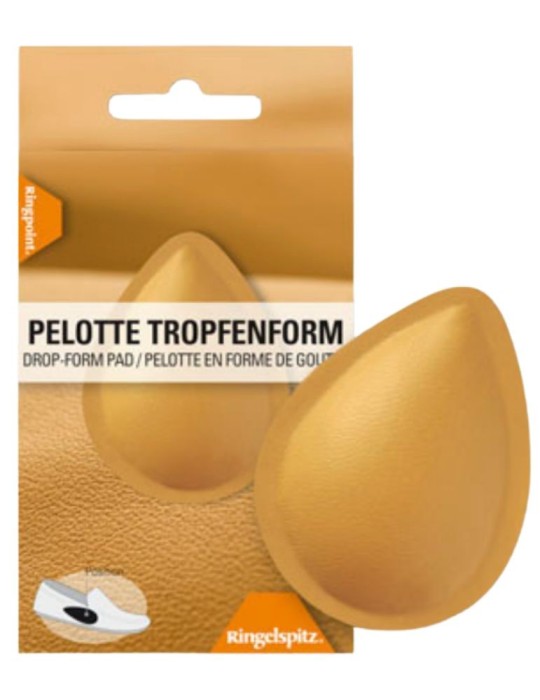 Pelote forme goutte en cuir véritable