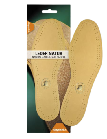 Semelles en cuir naturel