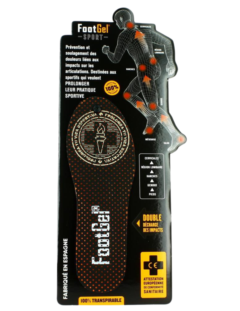 Semelle gel pour le sport