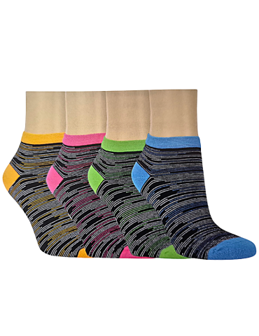 Chaussettes invisibles en coton - Lot de 3 paires