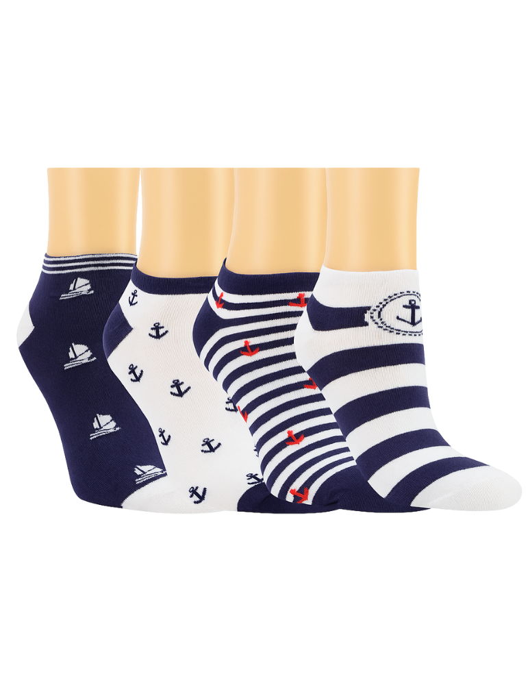 Chaussettes invisibles en coton- Lot de 3 paires Chaussettes invisibles en coton- Lot de 3 paires
